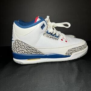Size 5 - Nike Air Jordan 3 Retro OG BG True Blue 2016 Men's Shoes